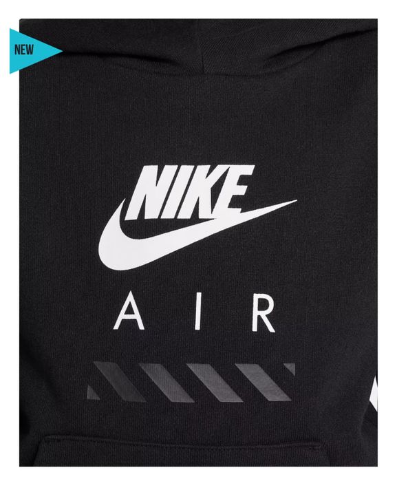 Підліткова толстовка Nike air flc po hoodie -po(HF8812-010)