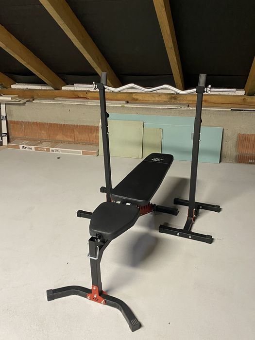 Ławeczka do cwiczen  Marbo Sport  z ciężarami