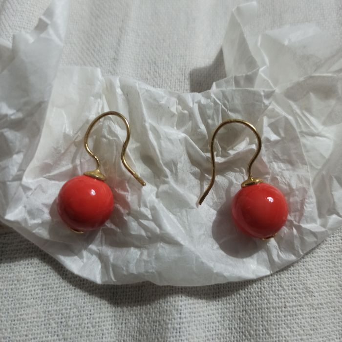 Brincos prata dourada Góis Joalheiros