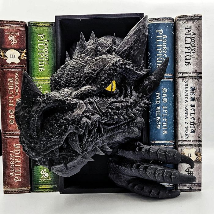 Book nook Duży Smok podpórka na książki Dragon dwuczęściowy