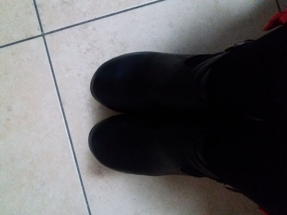 Sapatos de plataforma da prof