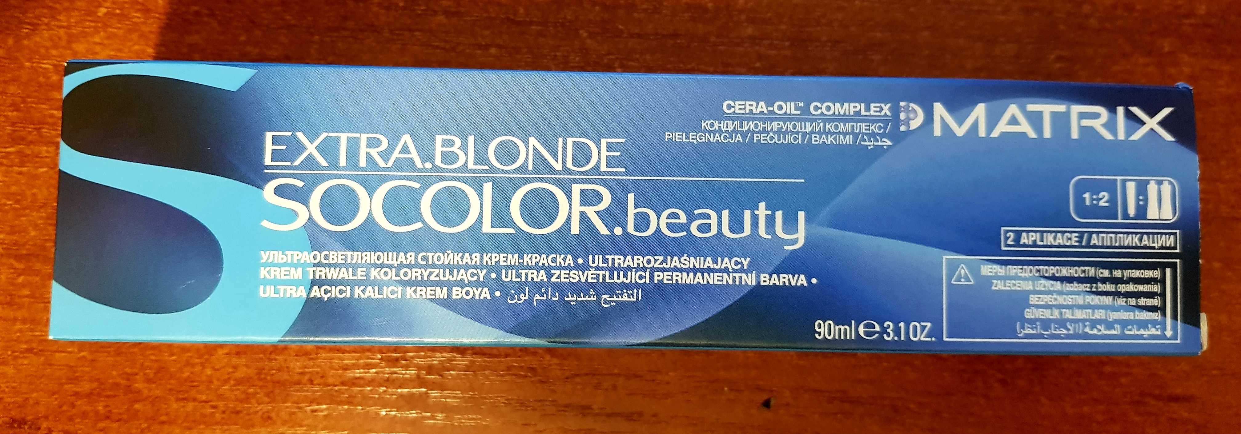 Matrix SoColor  Beauty   UL ROSE  Extra.Blonde Różowe Złoto 90ml