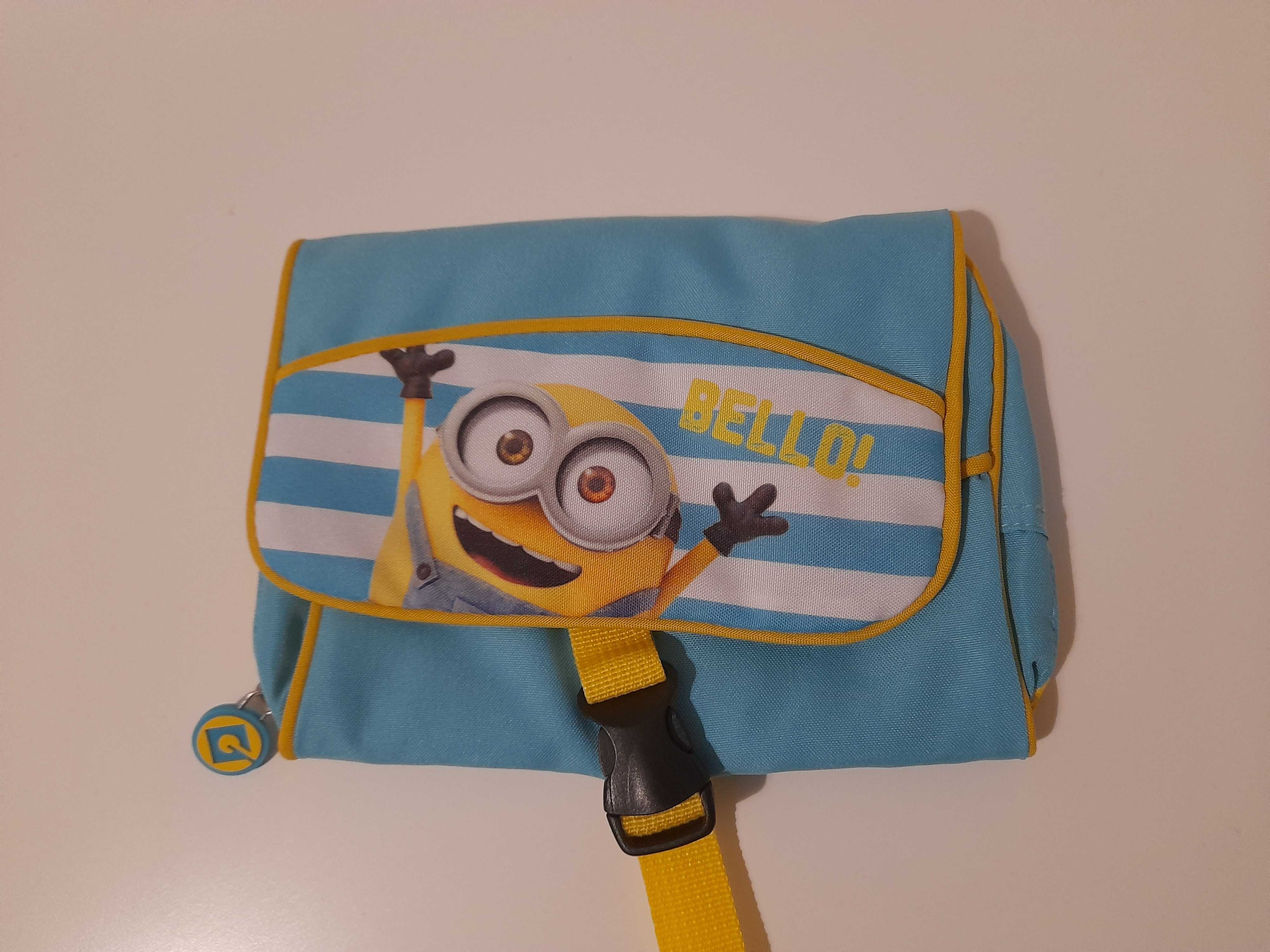 MINIONKI kosmetyczka turystyczna organizer minions wieszak saszetka