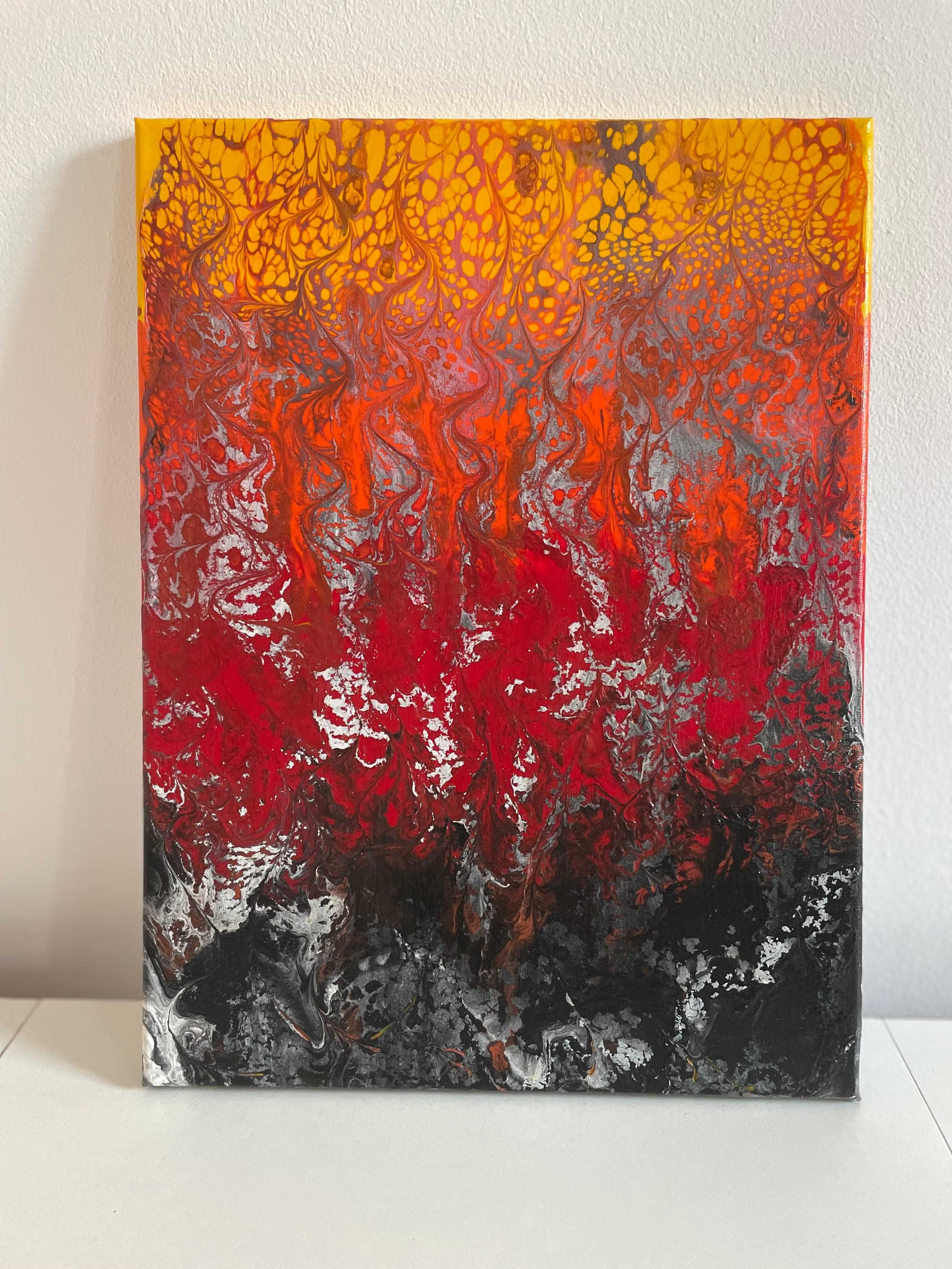 Obraz akrylowy "Fireplace" Sophie Sanguis 30x40