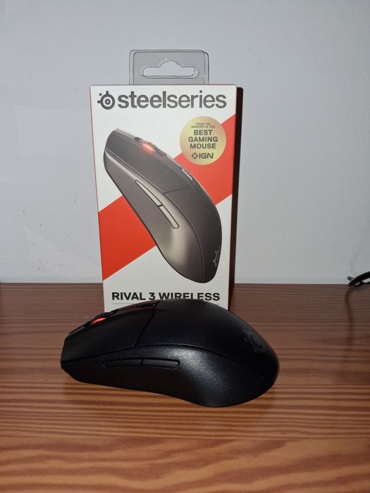 Rato Óptico SteelSeries Rival 3 Wireless/Bluetooth 18000DPI Preto