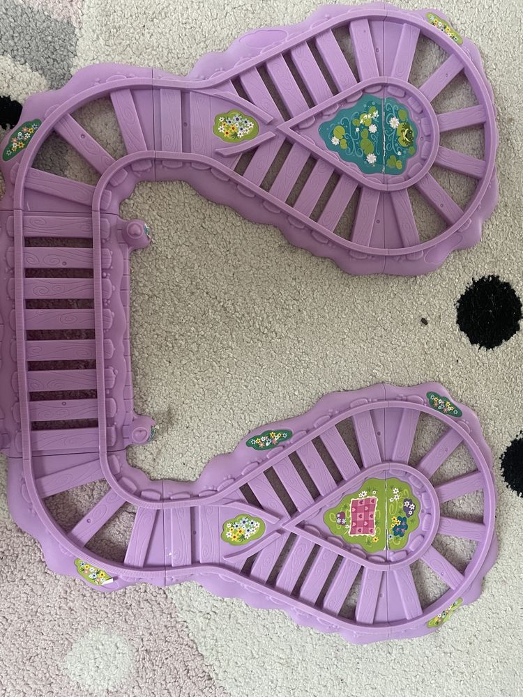 Pociąg przyjaźni Little Pony tory i 2 kucyki
