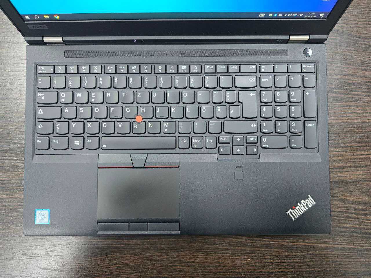 Потужний ноутбук Lenovo ThinkPad P52 (i7-8850H/16/512SSD/P2000M-4Gb)