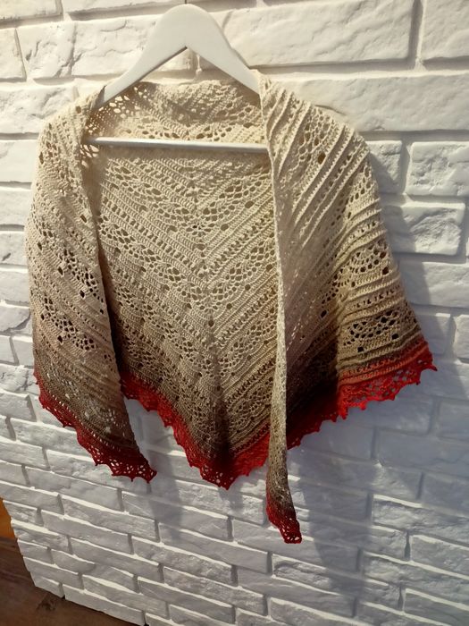 Chusta sislove handmade szydełko