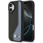 Etui BMW M Carbon Logo MagSafe na iPhone 17 - niebieskie