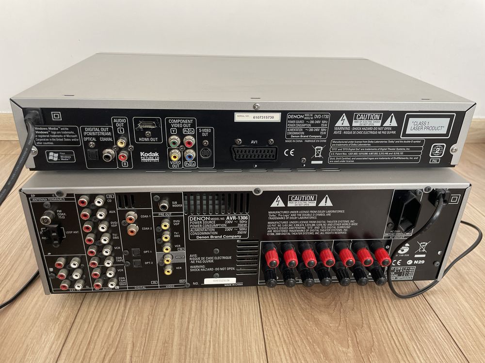 Amplituner Denon AVR-1306 i DVD Denon 1730