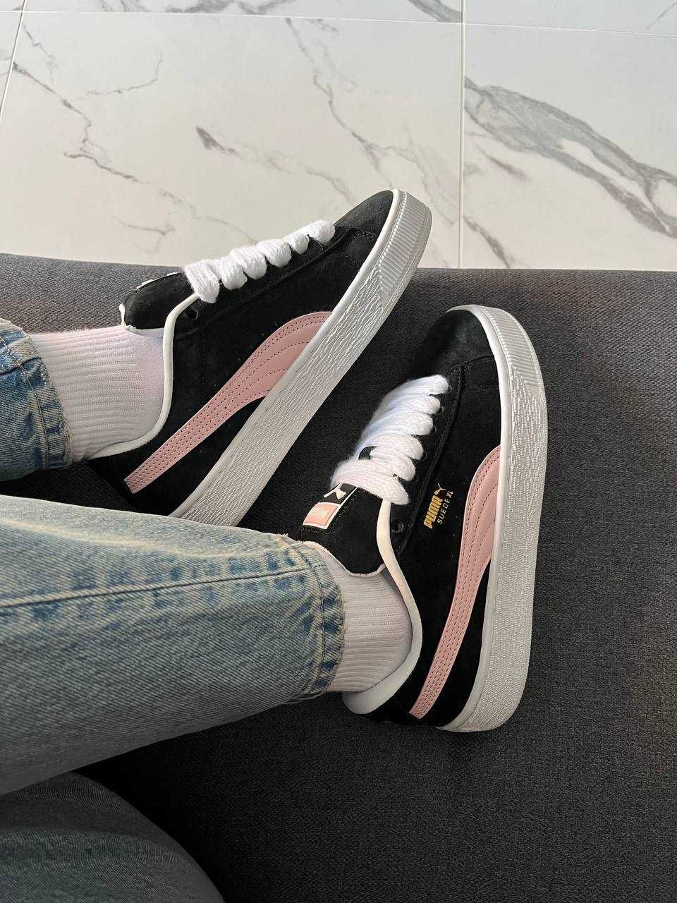 Puma Suede XL Black Pink