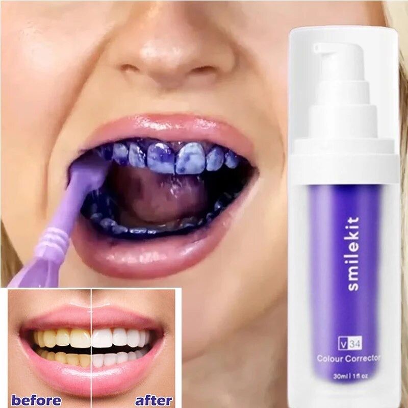 SmileEase v34 colour corrector відбілювальна зубна паста 30мл