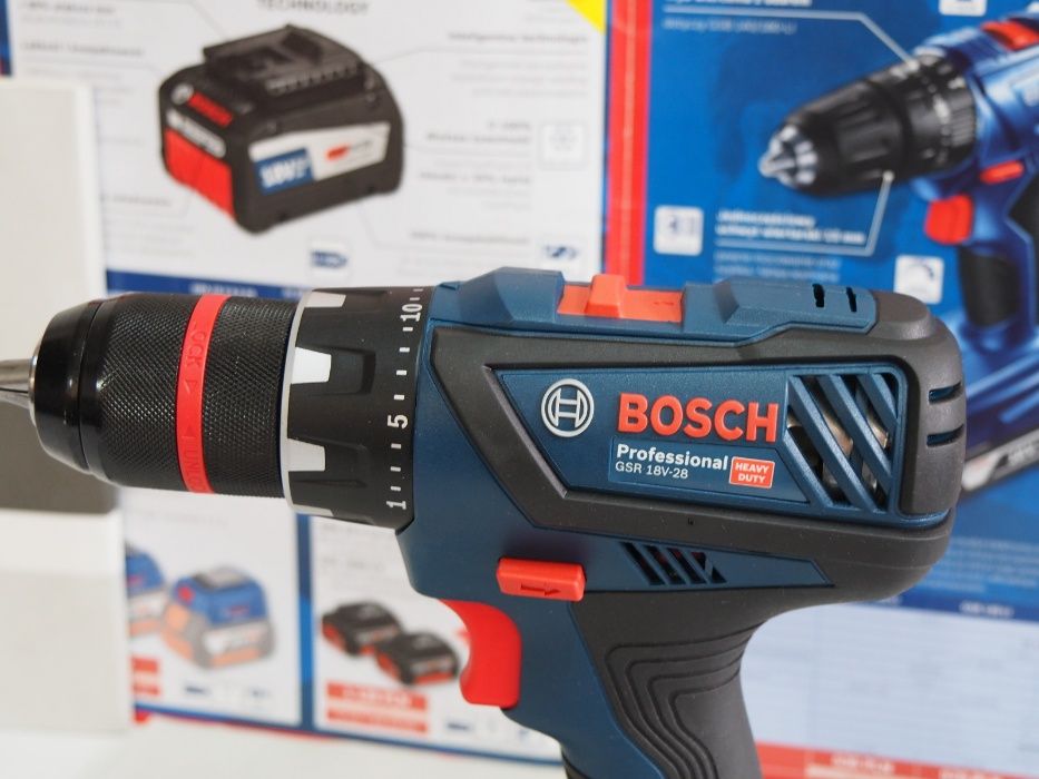 Wkrętarka BOSCH GSR 18V-28 Najnowsza moc 63Nm bez bateria ladowarka