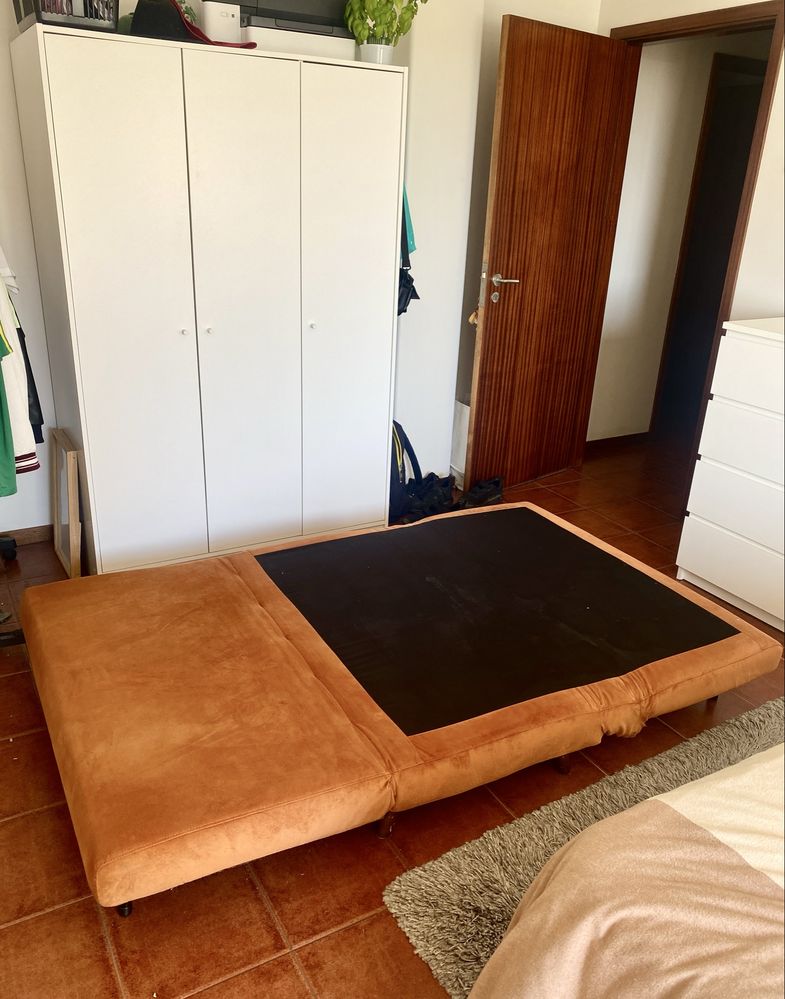 Sofá Cama Laranja