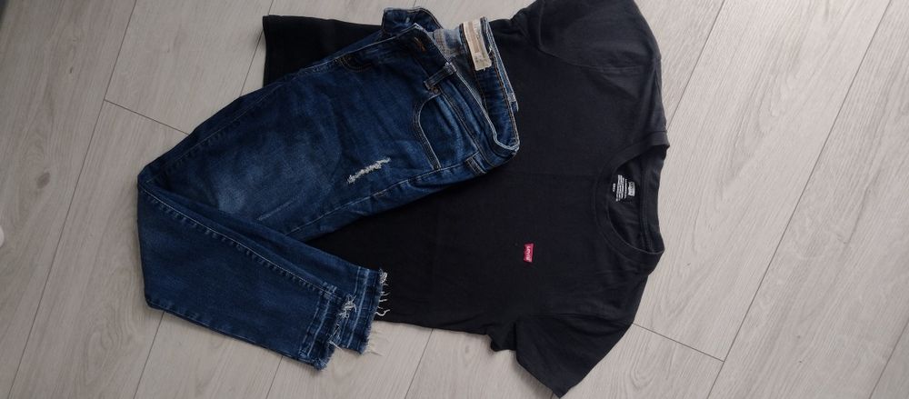 Koszulka Levi's+ jeansy :)