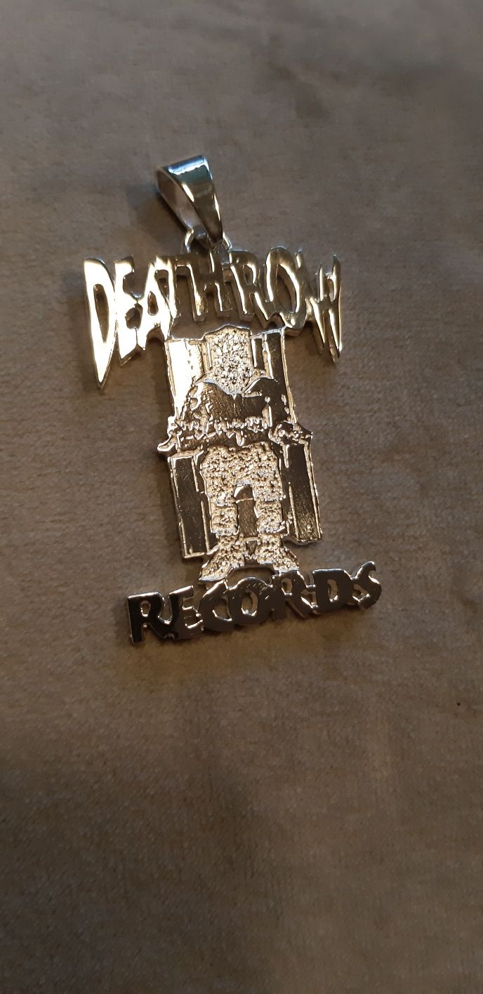 Srebrny wisiorek 2Pac Death Row pr 925