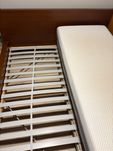 Łóżko rama 160x200 z materacem 2x 80x200