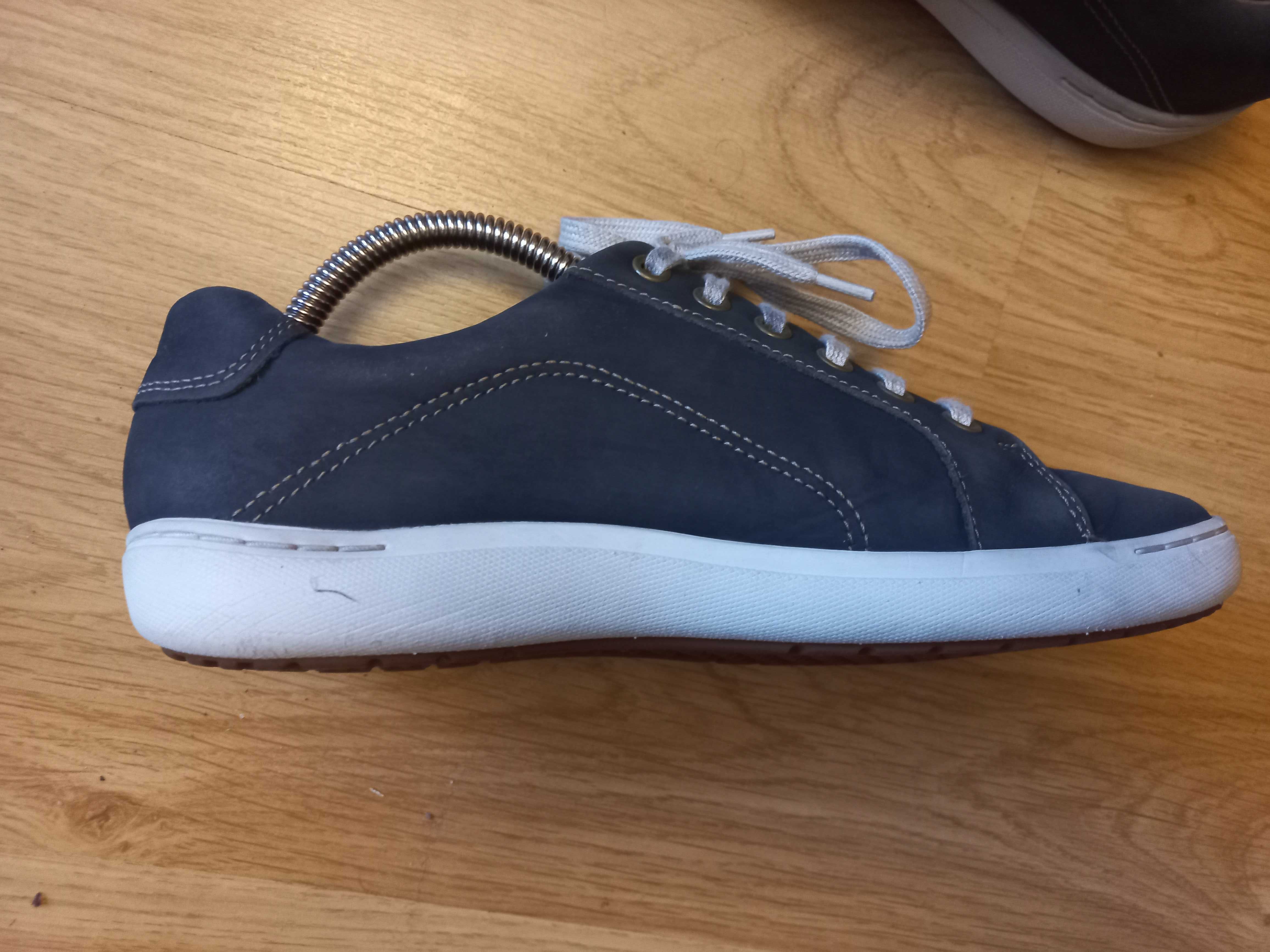 Женские кожаные туфли - мокасины Clarks 38 p.