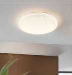 Plafon okrągły LED EGLO 98448 Frania - S 55cm średnicy efekt kryształu