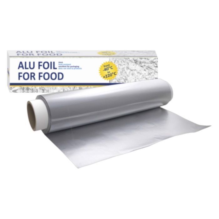 folia aluminiowa gruba 29cm w pudełku z nożykiem