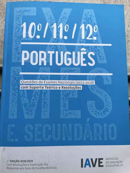 Livro Português Questões de Exames Nacionais