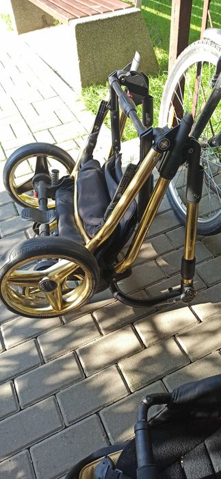 Wózek 2w1 Adamex Reggio, złoty