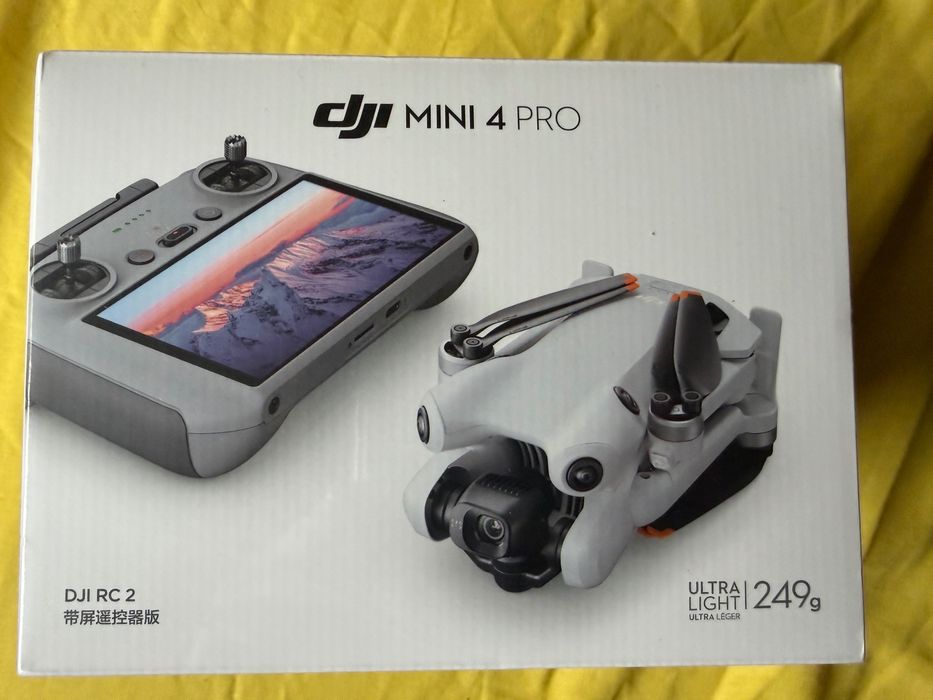 Drone DJI Mini 4 Pro - Novo c/ fatura - Com comando RC2