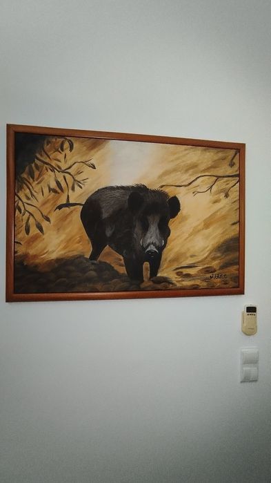 Quadro pintado a mão