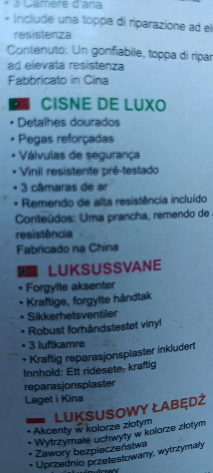 Boias de piscina grandes