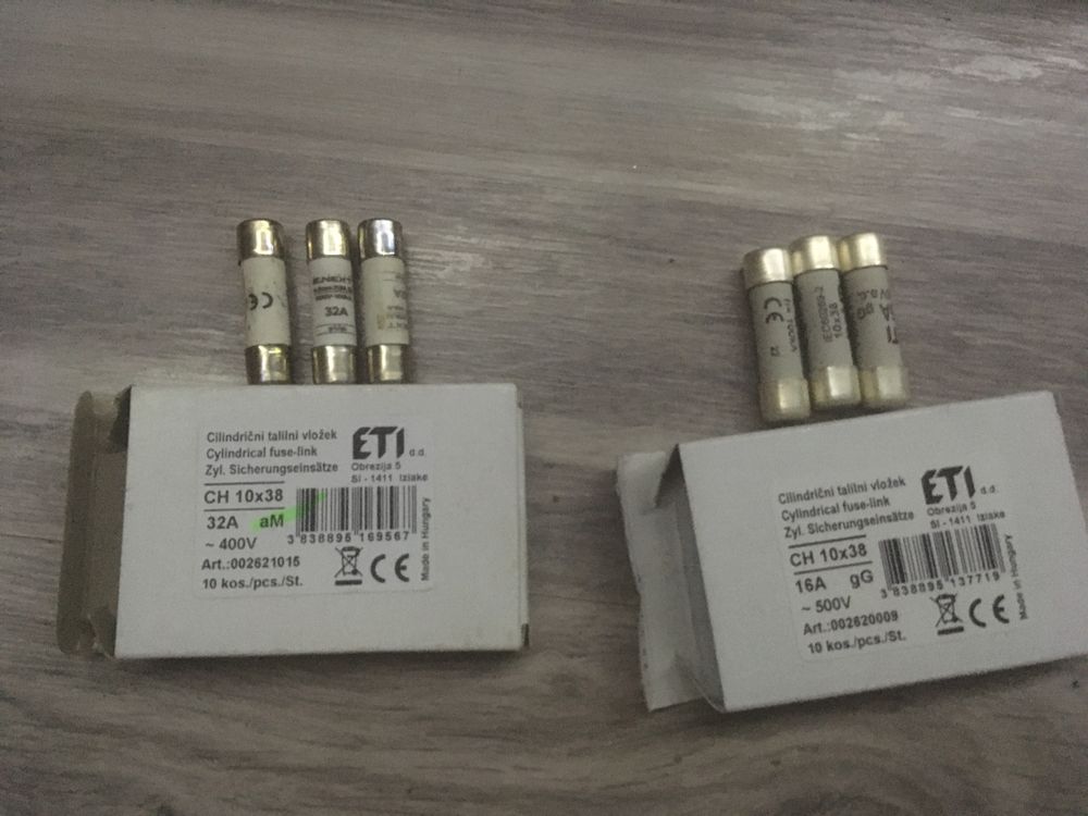 Держатель предохранителей Wohner 3P AES 10X38 690V AC 32A