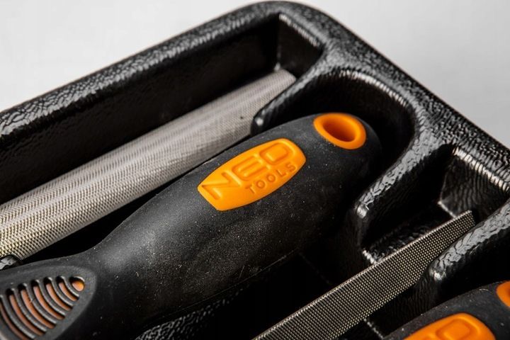 Neo Komplet Zestaw Pilników Do Metalu 5 Sztuk Wkład Etui 84-244