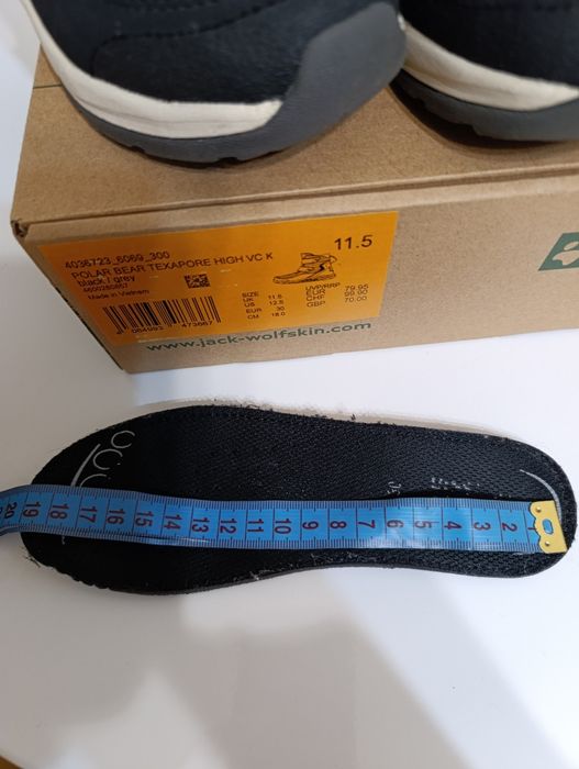 Зимові черевики Jack Wolfskin 30 розмір