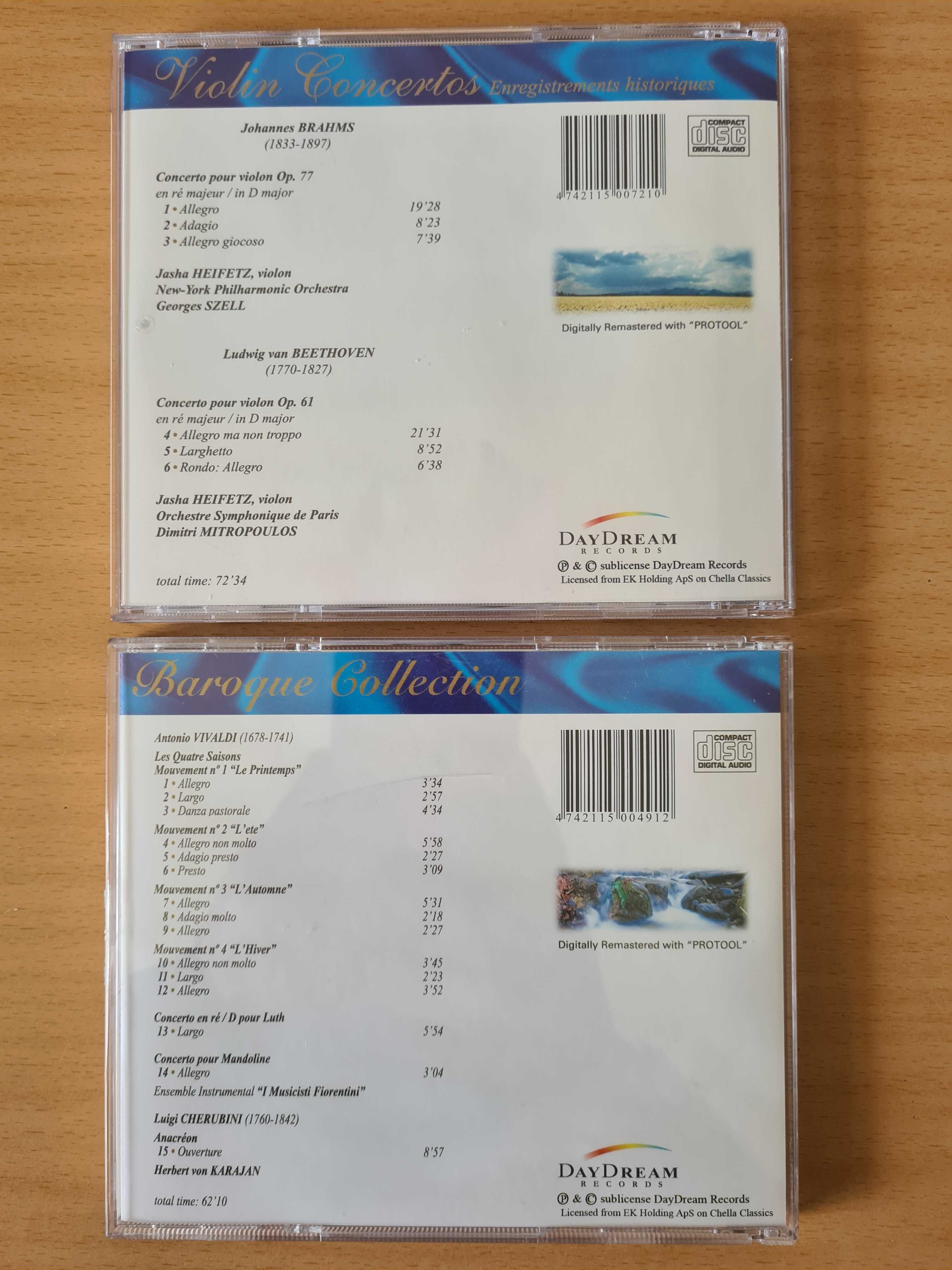 2 CDs audio com música clássica da coleção "Day Dreams Classics"