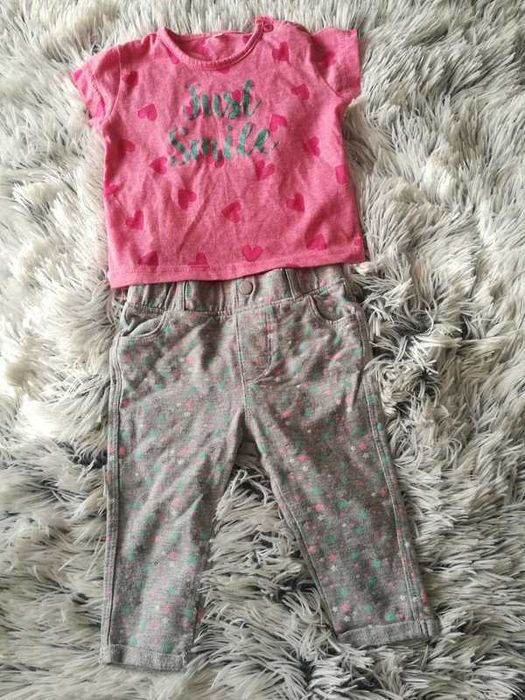 Zestaw ubrań dla dziewczynki 68-74