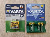 Батарейки Varta Recharge AAA, 2 шт. і 4 шт.