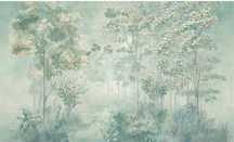Tapeta uroczy las odcienie Uwalls jasnozielone 360x270