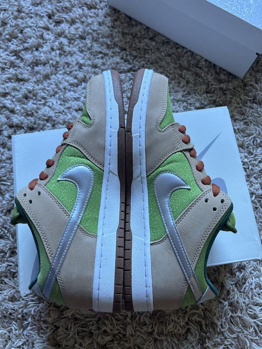 Buty Nike Sb dunk zielono brązowe