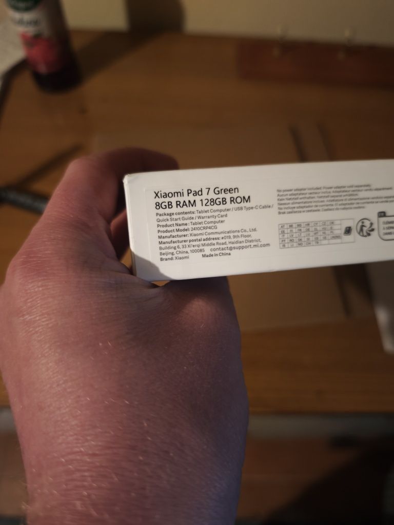 Xiaomi Mi Pad 7 8/128 GB GREEN – NOWY, fabrycznie zapakowany!