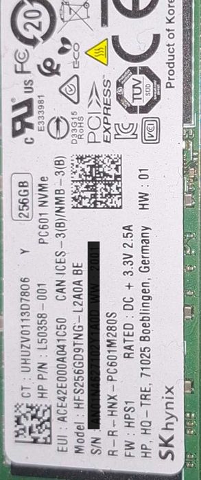 HP EliteDesk 800 G5 SFF (I5 9500/16Gb/NVMe 256Gb)