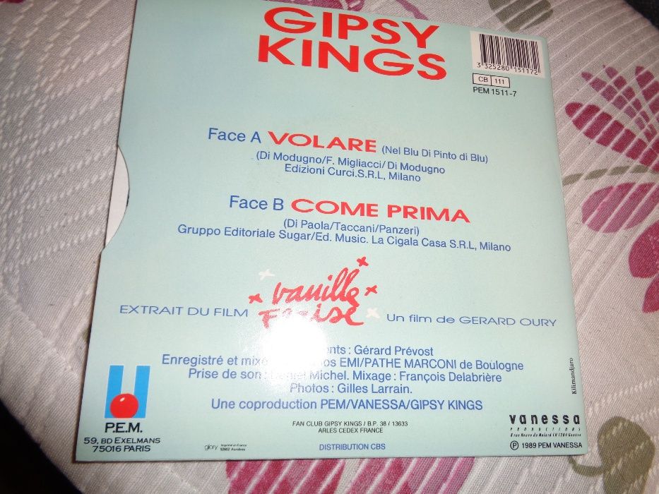 Disco Single Gipsy Kings Usado Espetacular O.Envio