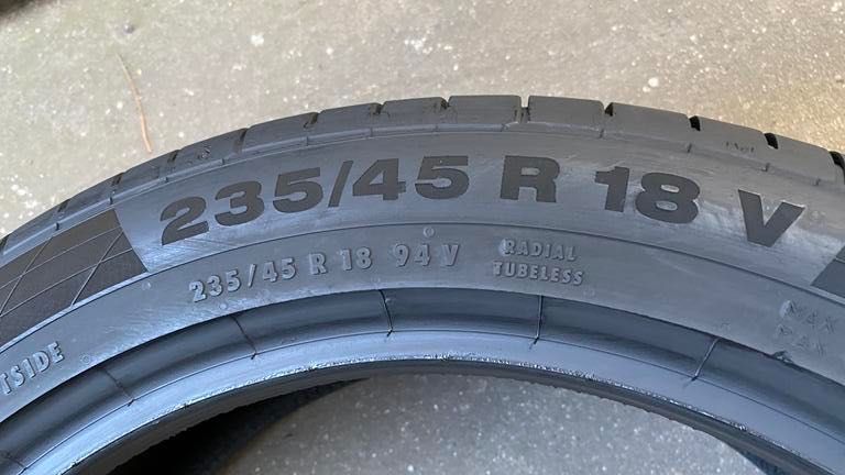 oL.8827 Opony 235/45R18 Continental SportContact 5 2szt RUDA ŚLĄSKA