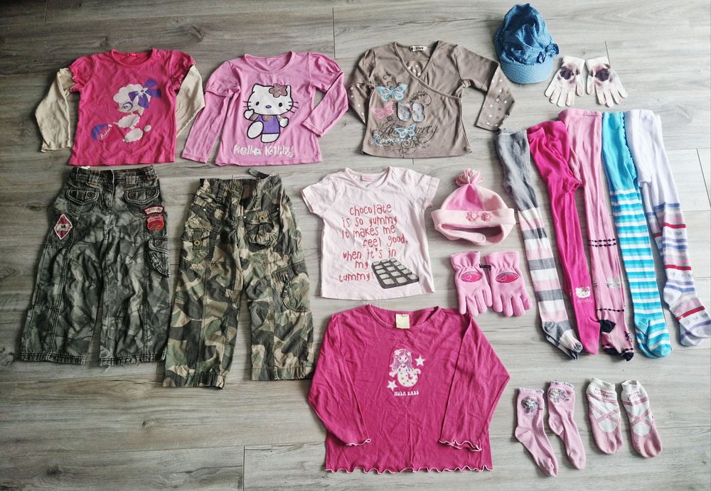 Paczka markowych ciuszków. Dziewczynka r 110-116cm. NEXT, 5.10.15. Z7