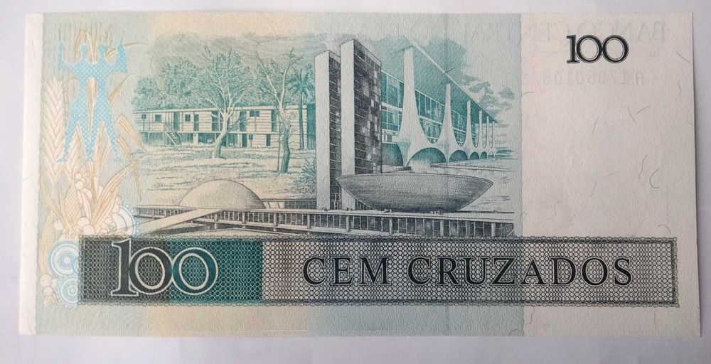 Set de 3 Notas Novas Circuladas no  Brasil  Continente Sul Americano