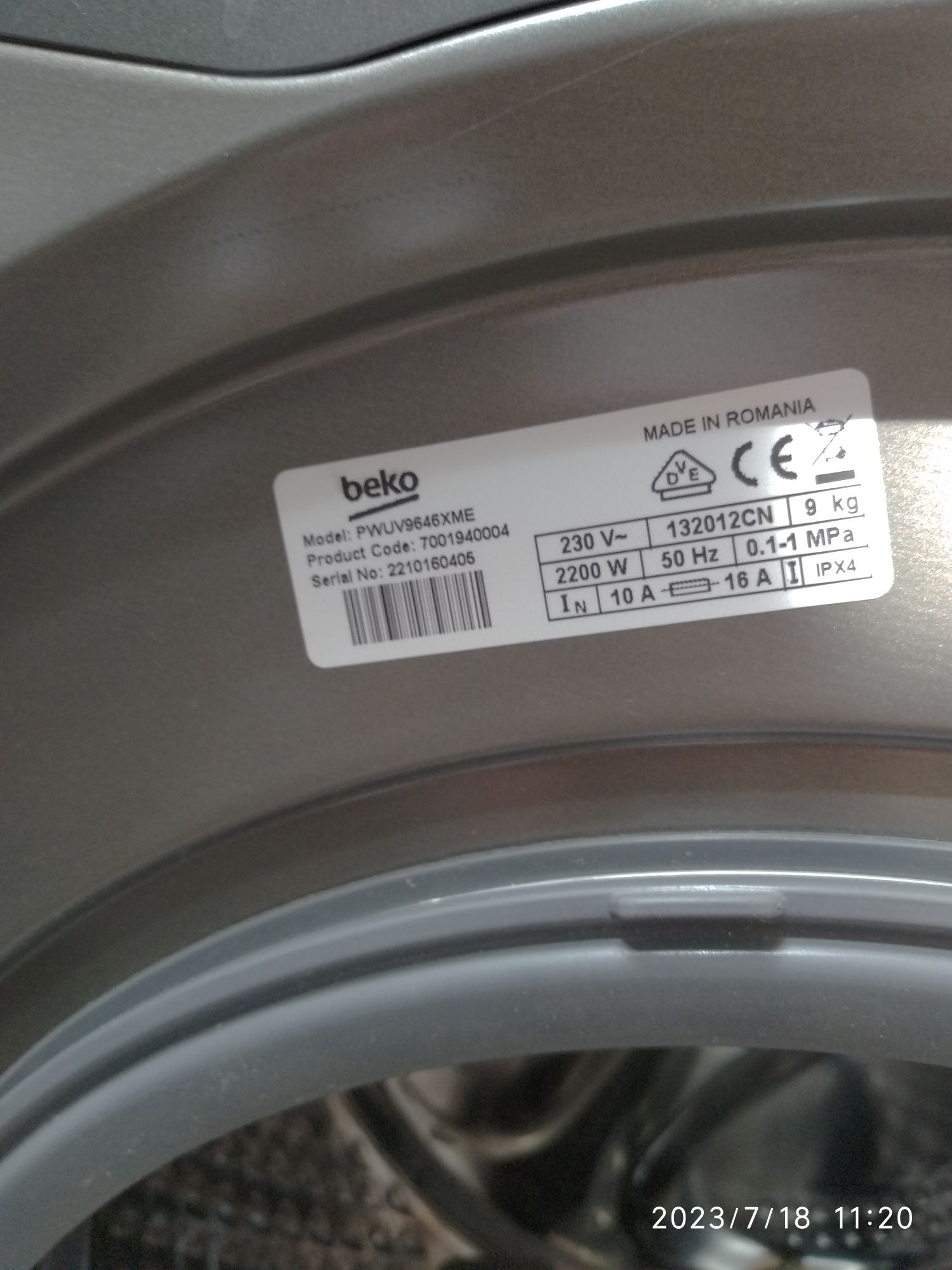 OUTLET Janki ul Wspólna 6 Pralka BEKO PWUV9646XME