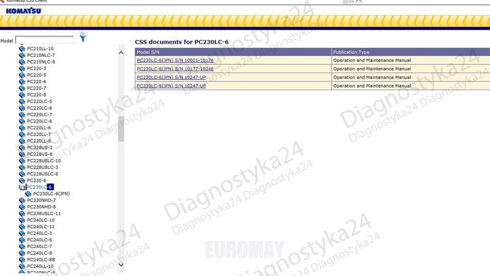 KOMATSU Ładowarki Koparki Instrukcje Napraw Serwisówki PDF 146 GB FULL