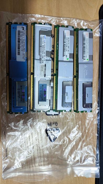 Pamięć RAM DDR2 PC2-5300F ECC 2x2GB + 2x4GB (Serwerowa) łącznie 12GB