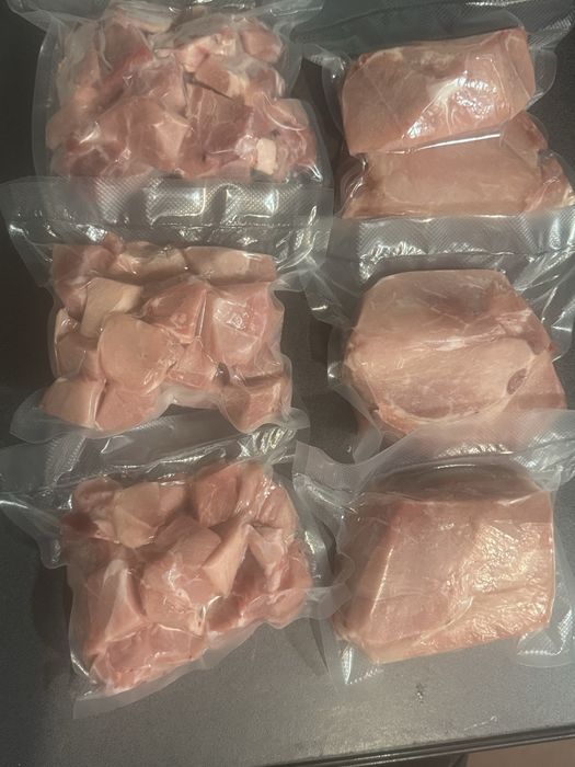 Свинина вакумована,мʼясо вакумоване,порційне мʼясо