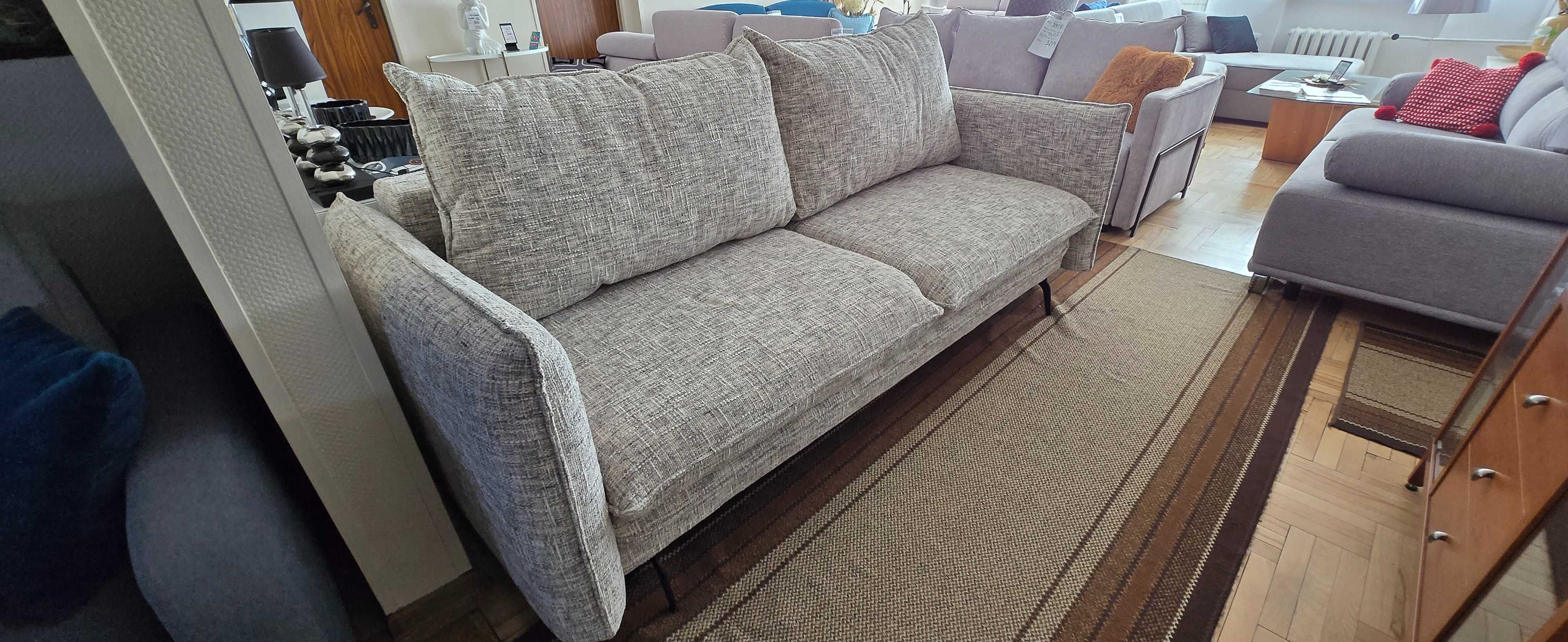 Sofa z funkcją spania DL i pojemnikiem AKITA