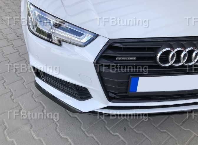 Spoiler dokładka zderzaka przód A4 B9 SLINE 2015 - 2019 TFB TUNING