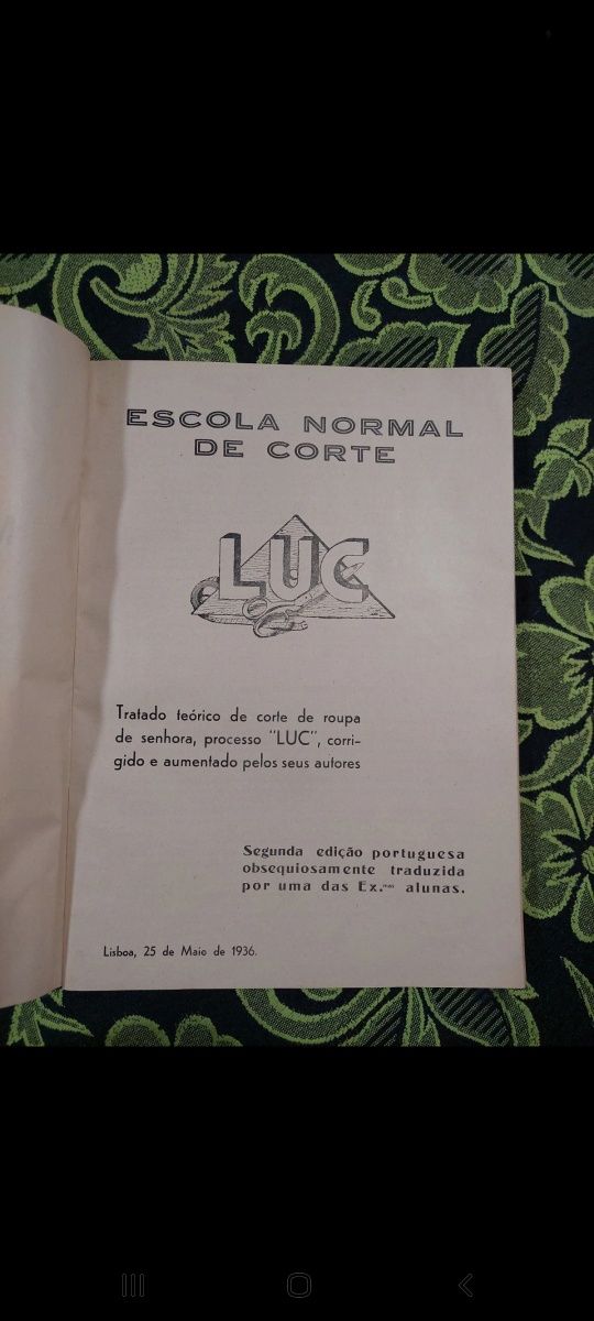 Livro "Método de corte" Luc Ximénez